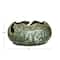 Hello Honey® 10" Green Stoneware Organic Shaped Bowl